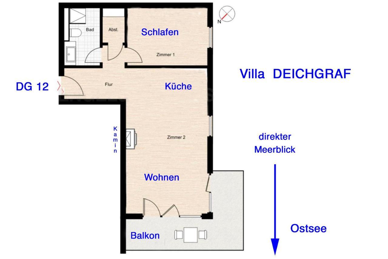 Villa Deichgraf 12 "Meerblick" Börgerende-Rethwisch Eksteriør bilde